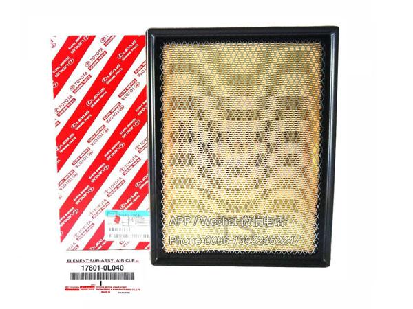 17801-0L040,TOYOTA AIR FILTER,178010L040